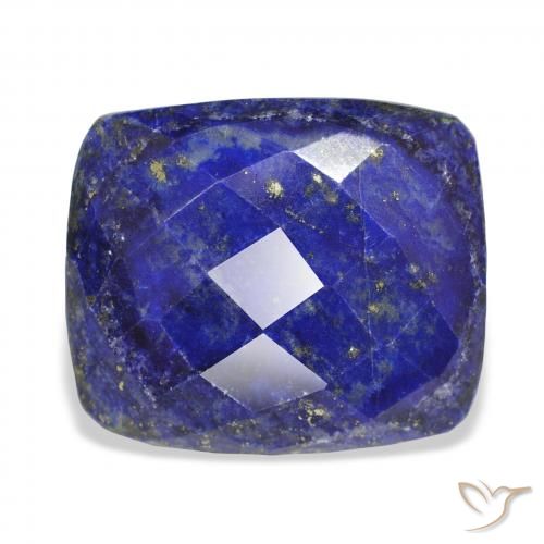 32.55ct Natürlicher Tiefes ägyptisches Blau Lapislazuli, Kissen, Lichtundurchlässig
