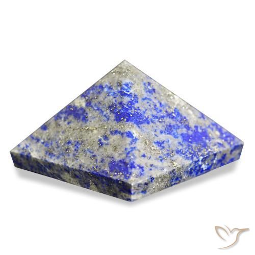9,17 ctw natürlicher Blue Grey Lapislazuli, Quadrat, Lichtundurchlässig
