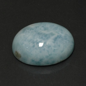 8,85 ctw natürlicher grüner Larimar, Oval Schliff, Lichtundurchlässig