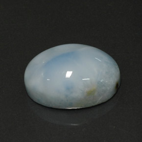 7,15 ctw natürlicher blauer Larimar, Oval Schliff, Lichtundurchlässig