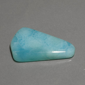 15,19 ctw natürlicher blauer Larimar, Fantasieschliff, Lichtundurchlässig