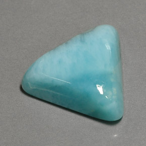 13,67 ctw natürlicher blauer Larimar, Trillion, Lichtundurchlässig
