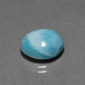 9,17 ctw natürlicher Blau Larimar, Oval Schliff, Lichtundurchlässig