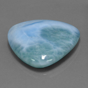 27,83 ctw natürlicher blauer Larimar, Trillion, Lichtundurchlässig
