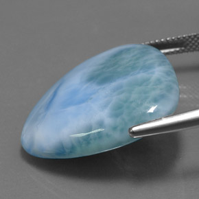 27,83 ctw natürlicher blauer Larimar, Trillion, Lichtundurchlässig
