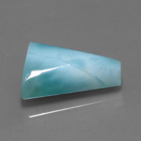 9,17 ctw natürlicher Blau Larimar, Ausgefallene Form, Lichtundurchlässig