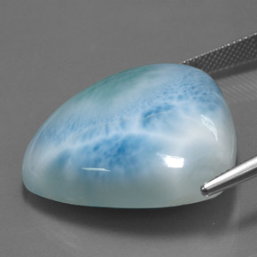 55,13 ctw natürlicher blauer Larimar, Trillion, Lichtundurchlässig