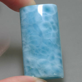 67,95 ctw natürlicher blauer Larimar, Baguette, Lichtundurchlässig
