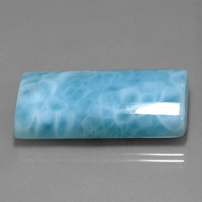 67,95 ctw natürlicher blauer Larimar, Baguette, Lichtundurchlässig