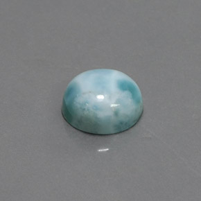 4,26 ctw natürlicher blauer Larimar, Rundschliff, Lichtundurchlässig