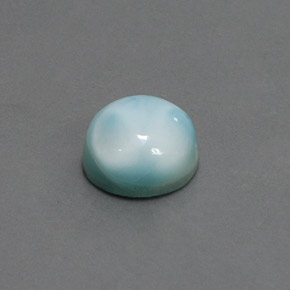 4,85 ctw natürlicher blauer Larimar, Rundschliff, Lichtundurchlässig