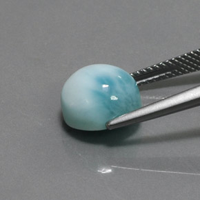 9,17 ctw natürlicher Blau Larimar, Rund Schliff, Lichtundurchlässig