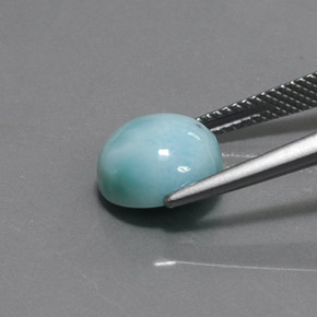 9,17 ctw natürlicher Blau Larimar, Rund Schliff, Lichtundurchlässig