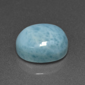 9,17 ctw natürlicher Blau Larimar, Oval Schliff, Lichtundurchlässig