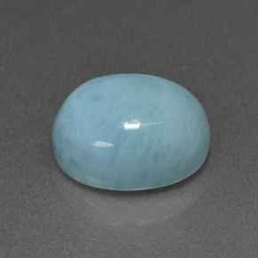 4,71 ctw natürlicher blauer Larimar, Oval Schliff, Lichtundurchlässig