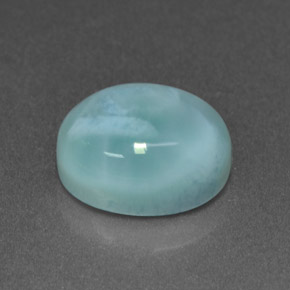 9,17 ctw natürlicher Blau Larimar, Oval Schliff, Lichtundurchlässig