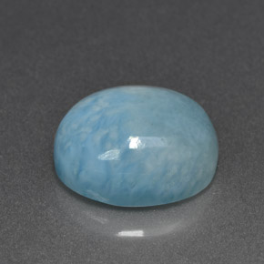 9,17 ctw natürlicher Blau Larimar, Oval Schliff, Lichtundurchlässig