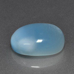 7,11 ctw natürlicher blauer Larimar, Oval Schliff, Lichtundurchlässig