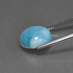 9,17 ctw natürlicher Blau Larimar, Rund Schliff, Lichtundurchlässig