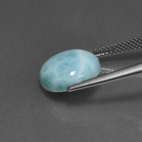 9,17 ctw natürlicher Blau Larimar, Rund Schliff, Lichtundurchlässig