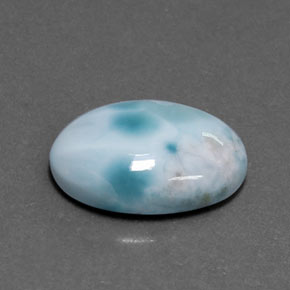9,17 ctw natürlicher Blau Larimar, Oval Schliff, Lichtundurchlässig