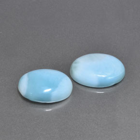  ct natürliche grüner Larimar-Edelsteine, Oval Schliff, Lichtundurchlässig