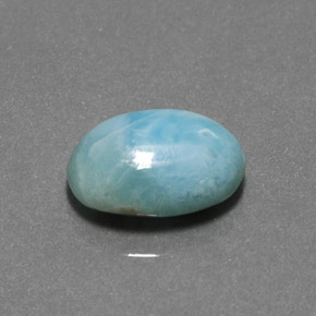 5,86 ctw natürlicher blauer Larimar, Oval Schliff, Lichtundurchlässig