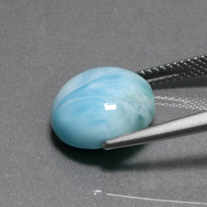 9,17 ctw natürlicher Blau Larimar, Rund Schliff, Lichtundurchlässig