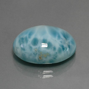 9,17 ctw natürlicher Blau Larimar, Oval Schliff, Lichtundurchlässig