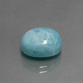 4,73 ctw natürlicher blauer Larimar, Oval Schliff, Lichtundurchlässig