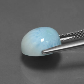 5,36 ctw natürlicher blauer Larimar, Rundschliff, Lichtundurchlässig
