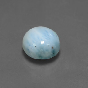 4,41 ctw natürlicher blauer Larimar, Rundschliff, Lichtundurchlässig
