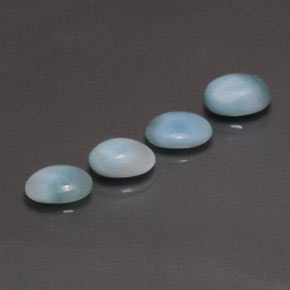  ct natürliche grün-blau Larimar-Edelsteine, Oval Schliff, Lichtundurchlässig