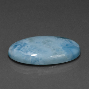 17,93 ctw natürlicher blauer Larimar, Oval Schliff, Lichtundurchlässig