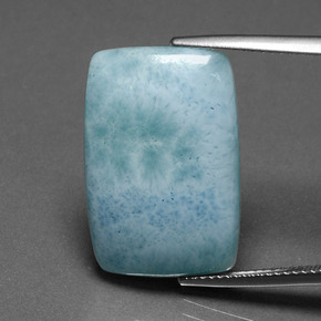 9,17 ctw natürlicher Helles Himmelblau Larimar, Kissenschliff, Lichtundurchlässig