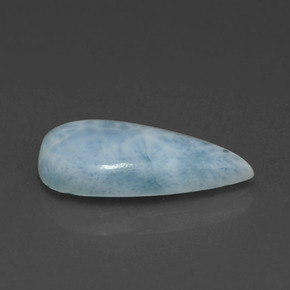 9,17 ctw natürlicher grün-blau Larimar, Birnenform, Lichtundurchlässig