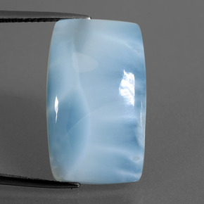11,31 ctw natürlicher blauer Larimar, Kissenschliff, Lichtundurchlässig