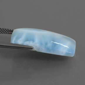 11,31 ctw natürlicher blauer Larimar, Kissenschliff, Lichtundurchlässig