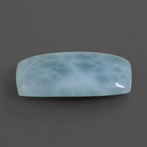 10,90 ctw natürlicher blauer Larimar, Kissenschliff, Lichtundurchlässig