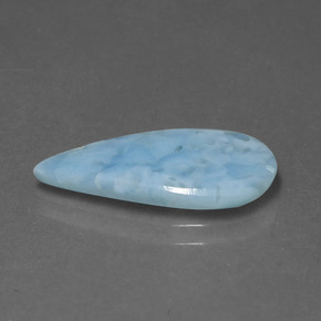 9,17 ctw natürlicher Blau Larimar, Birnenform, Lichtundurchlässig