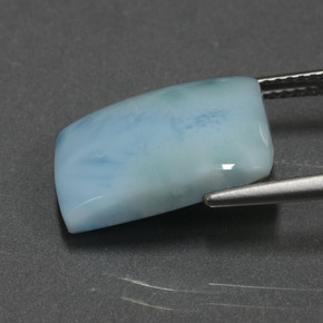 9,17 ctw natürlicher Blau Larimar, Baguette, Lichtundurchlässig