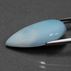 9,17 ctw natürlicher Blau Larimar, Birnenform, Lichtundurchlässig