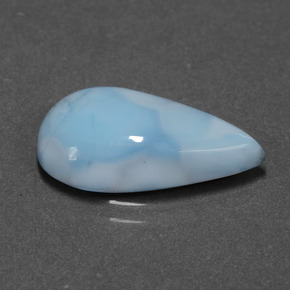 9,17 ctw natürlicher Blau Larimar, Birnenform, Lichtundurchlässig