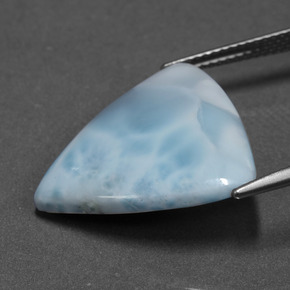 9,17 ctw natürlicher Blau Larimar, Trillion, Lichtundurchlässig