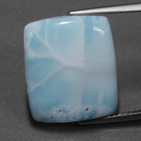 9,17 ctw natürlicher Blau Larimar, Baguette, Lichtundurchlässig