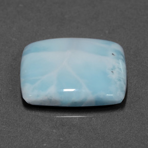 9,17 ctw natürlicher Blau Larimar, Baguette, Lichtundurchlässig