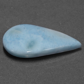 9,17 ctw natürlicher Blau Larimar, Birnenform, Lichtundurchlässig