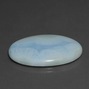 28,88 ctw natürlicher blauer Larimar, Oval Schliff, Lichtundurchlässig