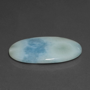 21,31 ctw natürlicher Blau Larimar, Oval Schliff, Lichtundurchlässig