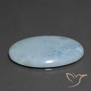 9,17 ctw natürlicher hellblau Larimar, Oval, Lichtundurchlässig